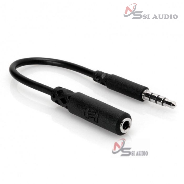 Hosa Headphone Adaptor 3.5mm Trrs To Slim 3.5mm TRS