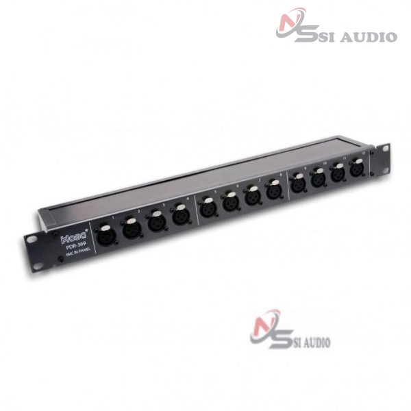 Hosa Patch Bay XLR3F TO XLR3M