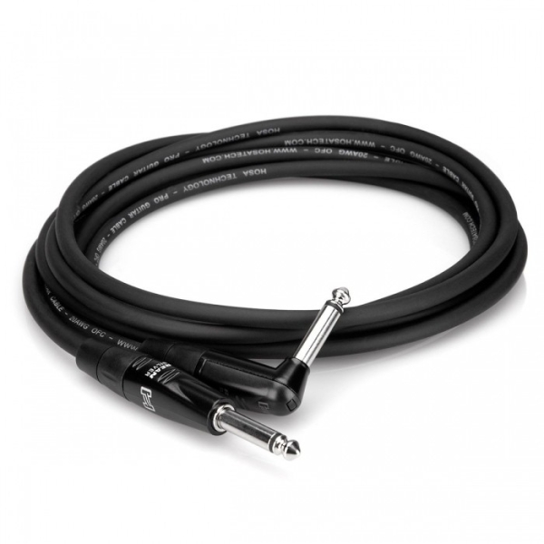 Hosa Pro Guitar Cable Rean Straight To Right-Angle
