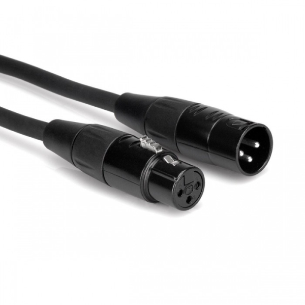 HOSA PRO MICROPHONE CABLE REAN XLR3F TO XLR3M