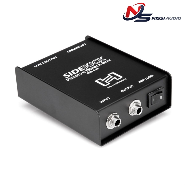 HOSA SIDEKICK PASSIVE DI BOX 1/4" TS TO XLR3M