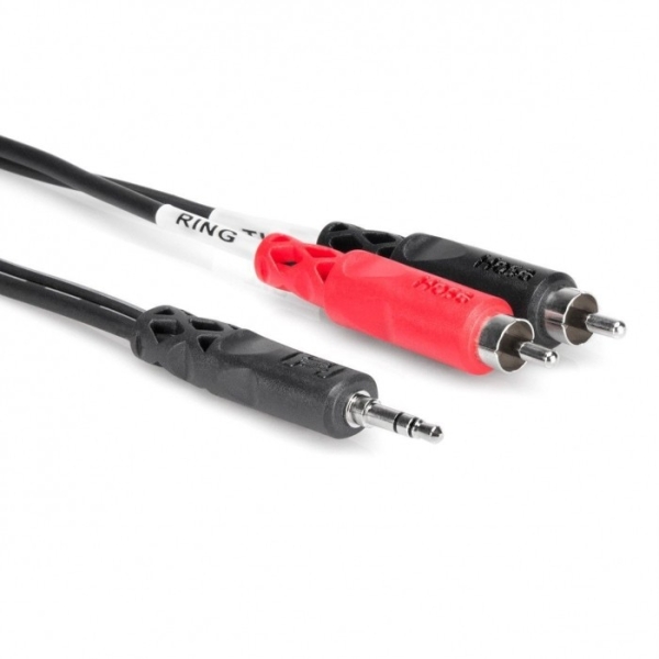 Hosa Stereo Breakout 3.5mm Trs To Dual Rca
