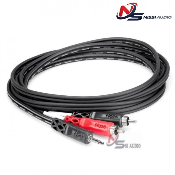 Hosa Stereo Breakout 3.5mm Trs To Dual Rca