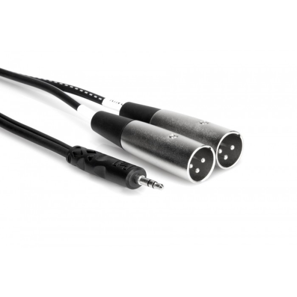 Hosa Stereo Breakout 3.5mm Trs To Dual XLR3M