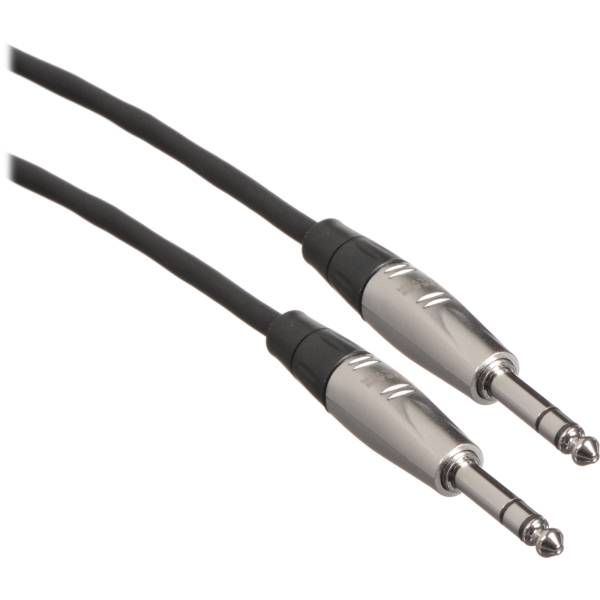 HOSA HSS-030 PRO BALANCED INTERCONNECT CABLE - REAN 1/4-INCH TRS MALE TO REAN 1/4-INCH TRS MALE - 9M