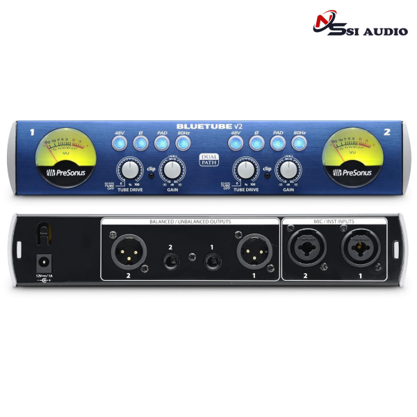 PreSonus BlueTube DP V2: Bộ Tiền Khuếch Đại Microphone 2 Kênh Đa Đường
