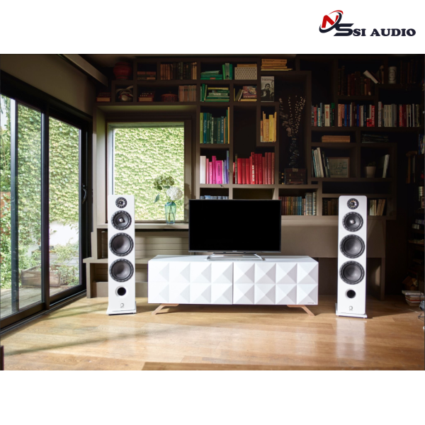 Elipson Prestige Facet 14F BT - Walnut – Loa Cột Không Dây Hi-Fi Cao Cấp 2.5 Đường Tiếng Tích Hợp Amply Class D 150W & Bluetooth aptX HD