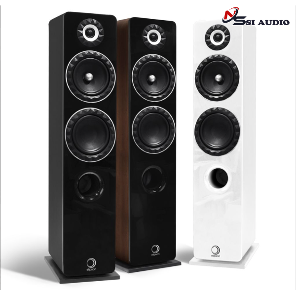 Elipson Prestige Facet 14F BT - Walnut – Loa Cột Không Dây Hi-Fi Cao Cấp 2.5 Đường Tiếng Tích Hợp Amply Class D 150W & Bluetooth aptX HD