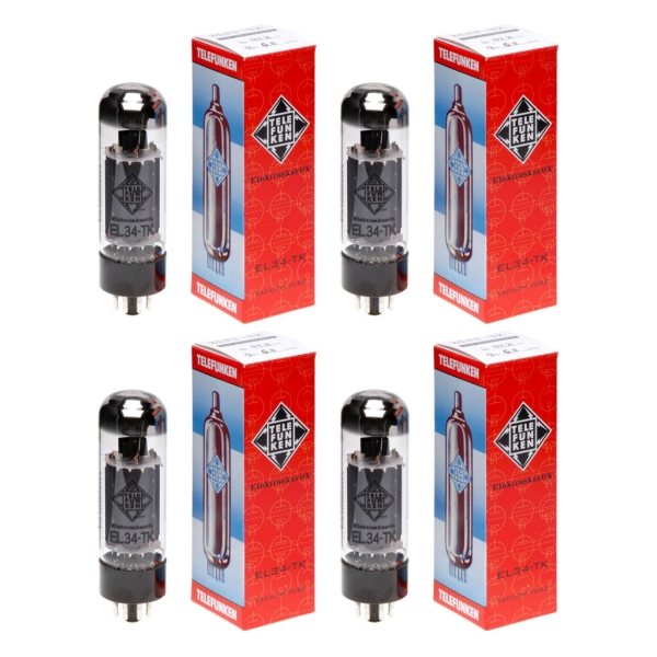 EL34-TK vacuum tube Matched Quad bóng tube telefunken