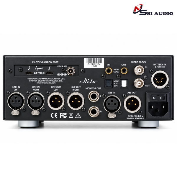 Lynx Hilo 2 (Thunderbolt 3) – Bộ Chuyển Đổi AD/DA & Audio Interface Thunderbolt 3 Chuẩn Mastering