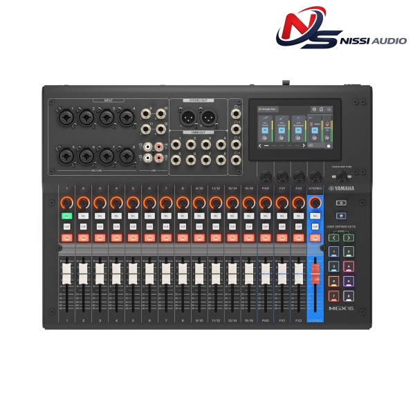 YAMAHA MGX16 – Digital Mixer 22-Channel Cho Live, Studio & Livestream