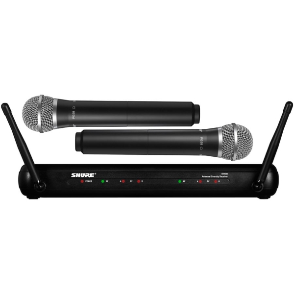 Microphone không dây shure SVX288/PG58