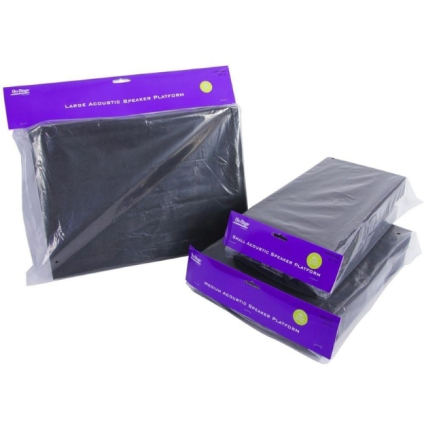 ON-STAGE ASP3021 FOAM SPEAKER PLATFORMS (LARGE, PAIR)