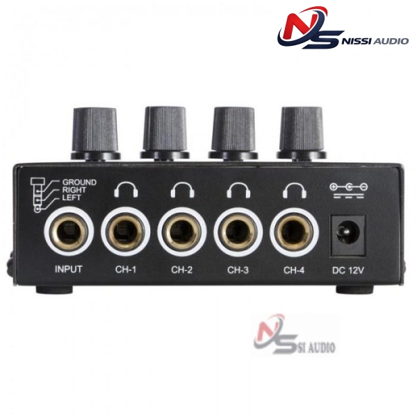 ON-STAGE HA4000 4-CHANNEL HEADPHONE AMP