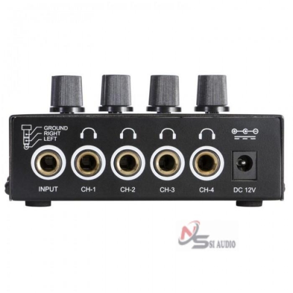 ON-STAGE HA4000 4-CHANNEL HEADPHONE AMP