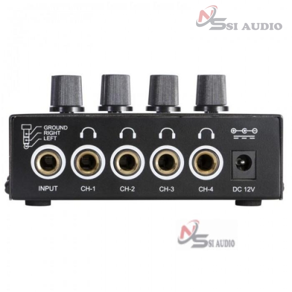 ON-STAGE HA4000 4-CHANNEL HEADPHONE AMP