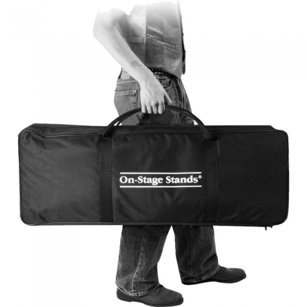 On-Stage Msb6500 Mic Stand Bag - Holds 3 Round Base, 3 Hex Base Microphone Stands Or Various Booms chân micro