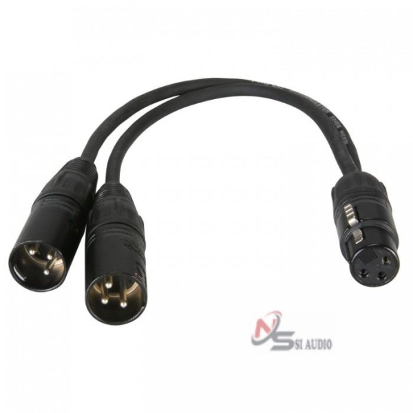 PROCO YMXM2XF-1 XLR Y-Cable