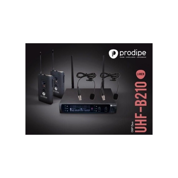 Prodipe - Uhf B210 Dsp Lavalier Duo