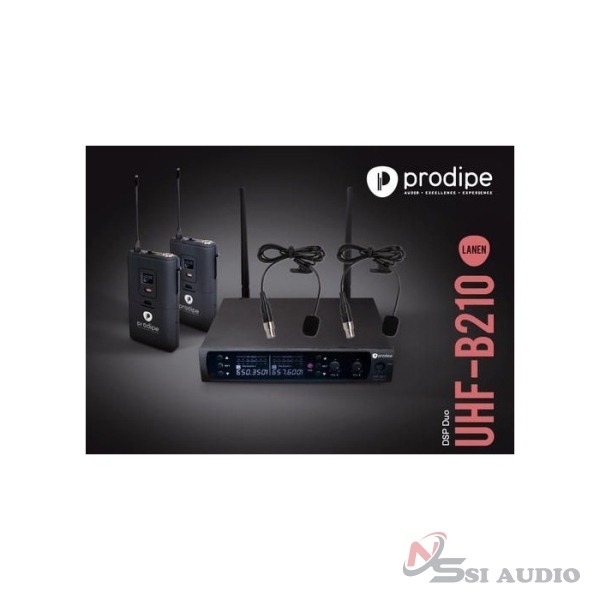 Prodipe - Uhf B210 Dsp Lavalier Duo