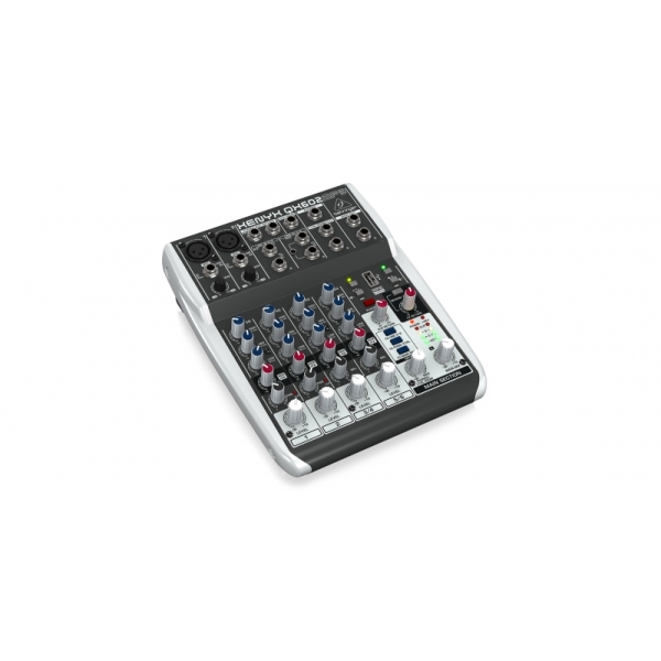 QX602MP3 Mixer Behringer Analog 6 in 2 Bus Tích Hợp Mic Preamp, EQ MP3,FX| Mixer cơ Behringer QX602MP3