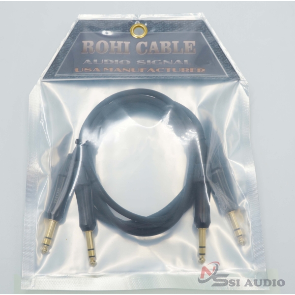 Dây 6 Ly Stereo TRS to TRS  Rohi - Italia 2m ( 2 sợi )