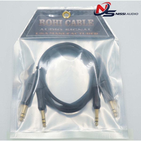 Dây 6 Ly Stereo TRS to TRS Rohi - Italia 2m ( 2 sợi )