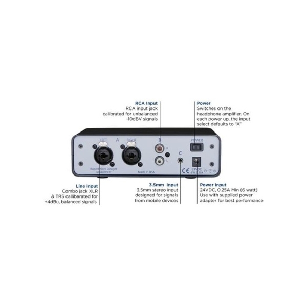 RUPERT NEVE RNHP DESKTOP HEADPHONE AMPLIFIER