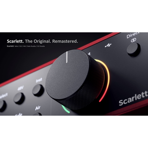Focusrite Scarlett Solo Gen 4  Sound card