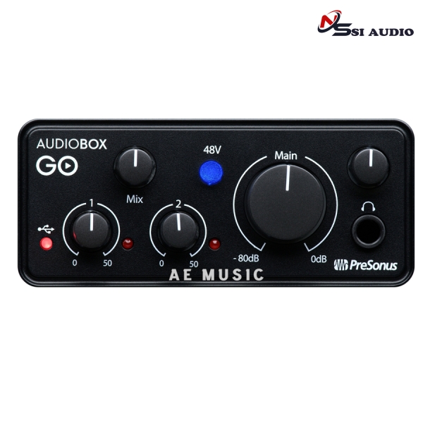 PreSonus AudioBox Go: Audio Interface Di Động Siêu Nhỏ Gọn