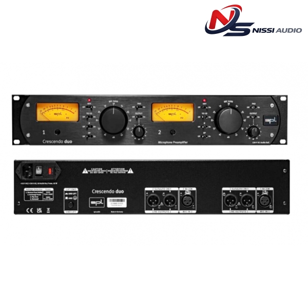 SPL CRESCENDO DUO 2 Channel MK2 Black Preramp Mic