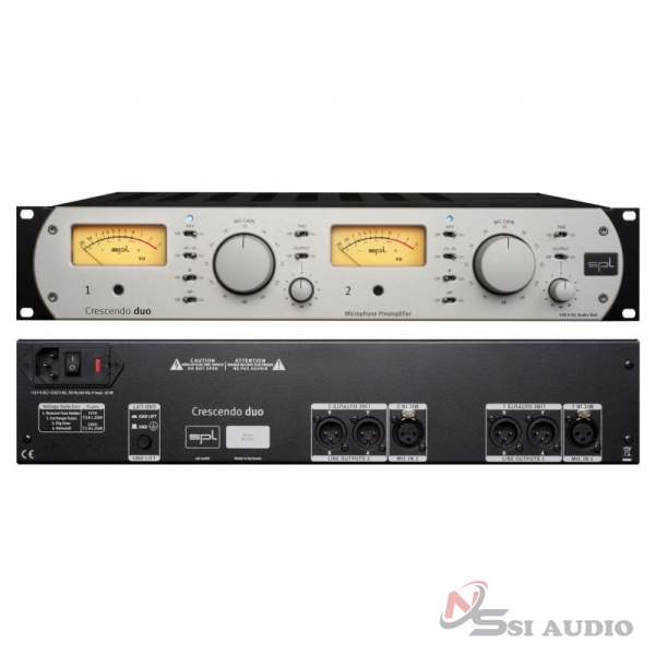 SPL CRESCENDO DUO 2-CHANNEL MICROPHONE PREAMPLIFIER