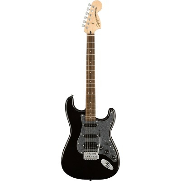 Squier FSR Affinity Strat Laurel HSS Metallic Black đàn guitar điện