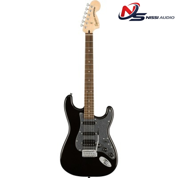 Squier FSR Affinity Strat Laurel HSS Metallic Black đàn guitar điện