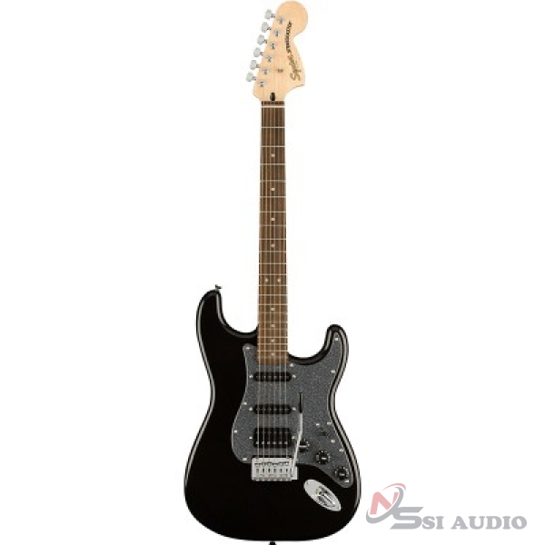 Squier FSR Affinity Strat Laurel HSS Metallic Black đàn guitar điện
