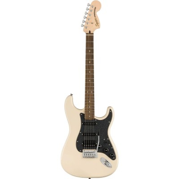 Squier FSR Affinity Strat Laurel HSS Olympic White đàn guitar điện