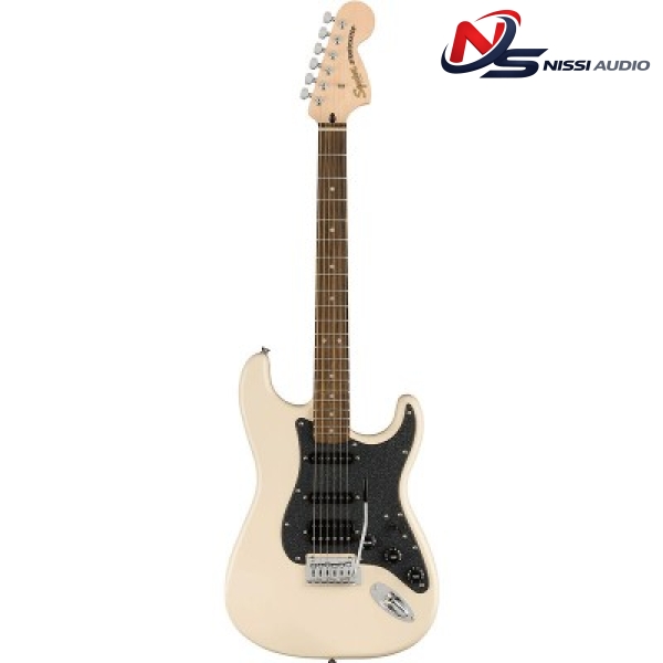 Squier FSR Affinity Strat Laurel HSS Olympic White đàn guitar điện