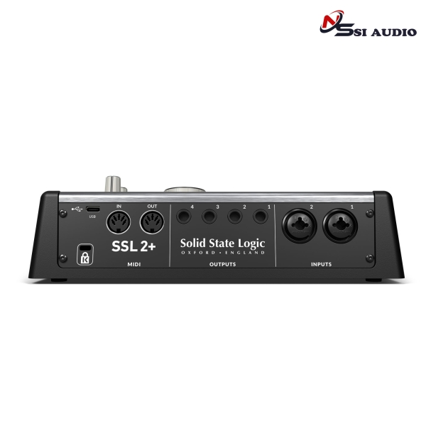 SSL 2+ MKII Solid State Logic: Soundcard Thu Âm Đỉnh Cao Cho Phòng Thu Hiện Đại
