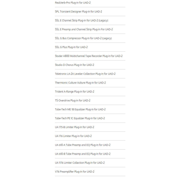 UAD-2 Satellite USB 3.0 Octo 8x Core + 88 Plugins (Used)