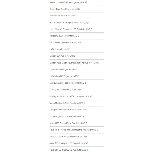 UAD-2 Satellite USB 3.0 Octo 8x Core + 88 Plugins (Used)