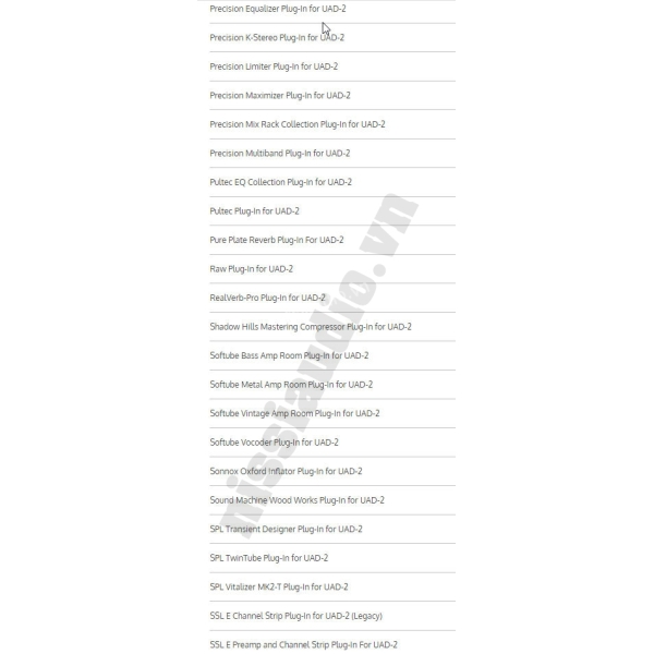 UAD Plugins Gói 140 Plugins