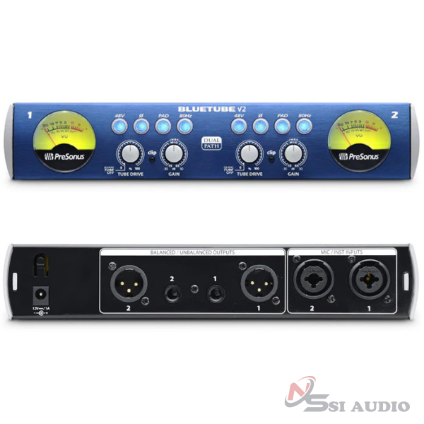 PreSonus BlueTube DP V2 – Tube preamp “Dual-Path” linh hoạt cho studio & live