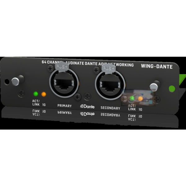 Wing-Dante Expansion Cards And Interfaces Behringer