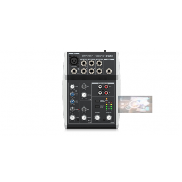 XENYX 502S Analog Mixer Behringer 5 kênh tích hợp USB Streaming Interface | Mixer cơ Behringer XENYX 502S - Bàn mixer mini