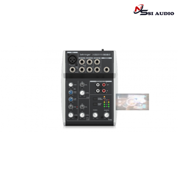 XENYX 502S Analog Mixer Behringer 5 kênh tích hợp USB Streaming Interface | Mixer cơ Behringer XENYX 502S - Bàn mixer mini