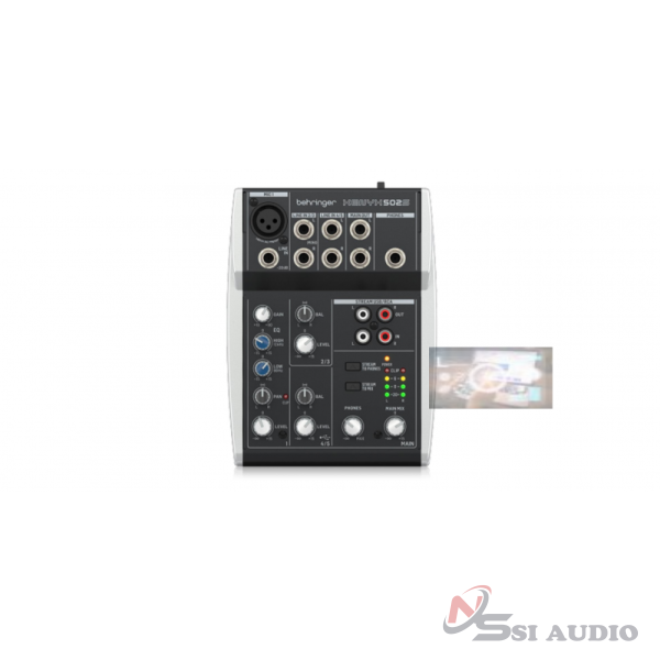 XENYX 502S Analog Mixer Behringer 5 kênh tích hợp USB Streaming Interface | Mixer cơ Behringer XENYX 502S - Bàn mixer mini