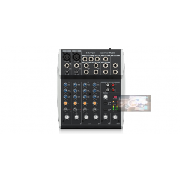 XENYX 802S Analog Mixer Behringer 8 in tích hợp USB Streaming Interface | Mixer cơ Behringer XENYX 802S