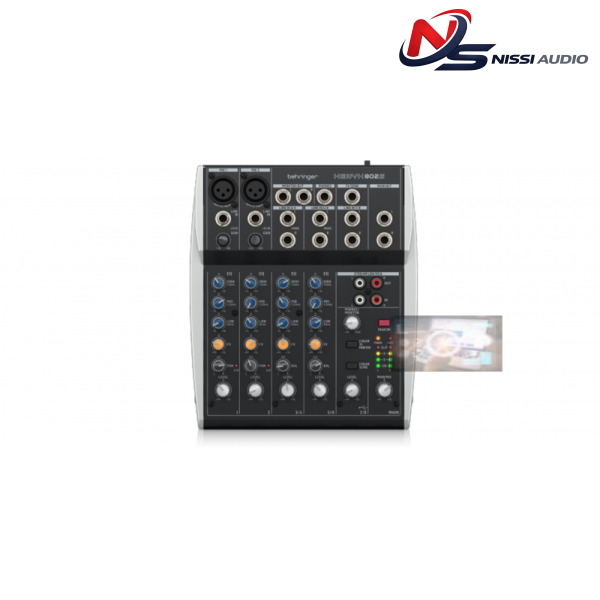 XENYX 802S Analog Mixer Behringer 8 in tích hợp USB Streaming Interface | Mixer cơ Behringer XENYX 802S
