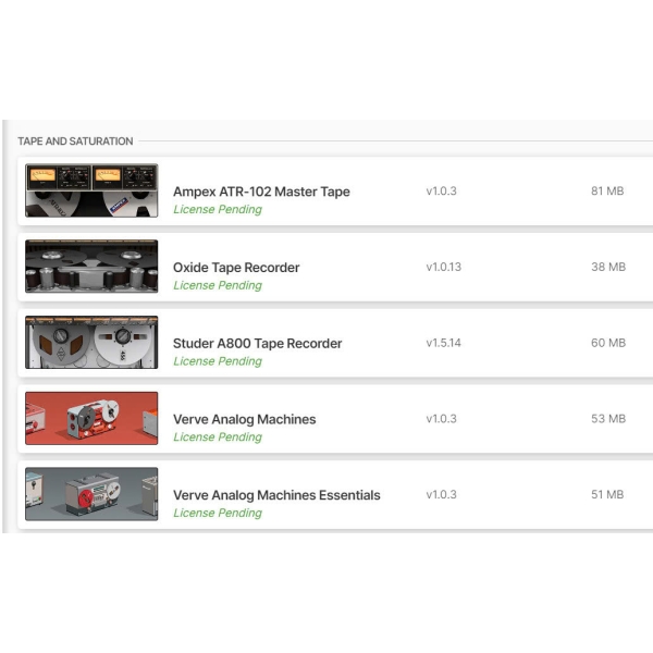 UAD Spack Gói 49 plugins gen 2  không phần cứng